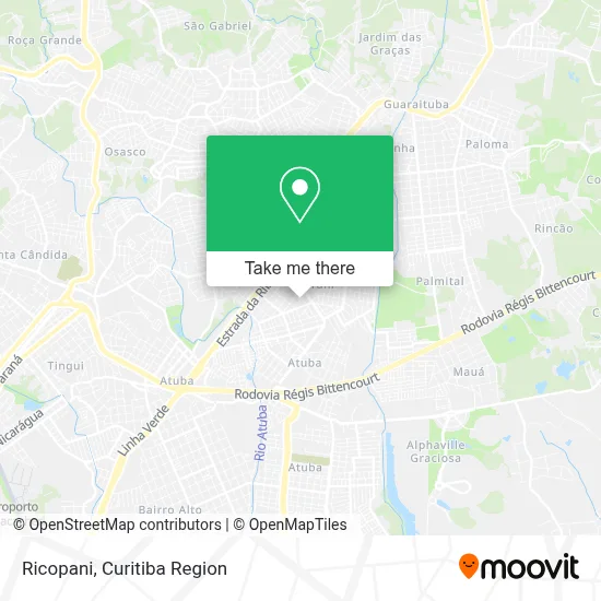 Ricopani map