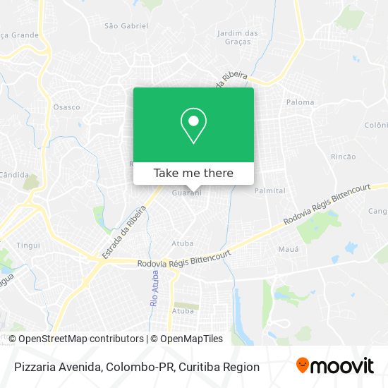 Pizzaria Avenida, Colombo-PR map