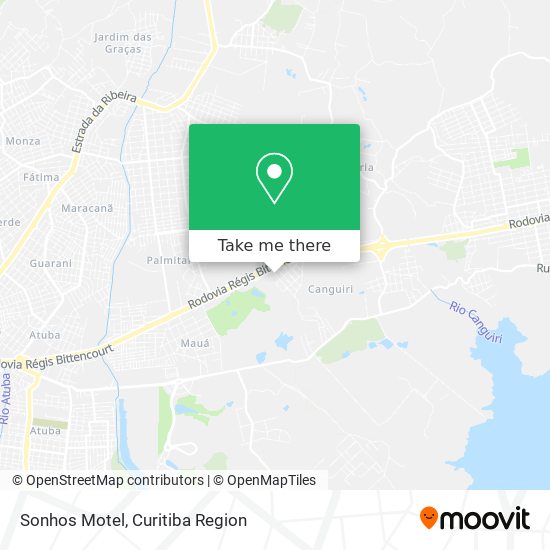 Sonhos Motel map