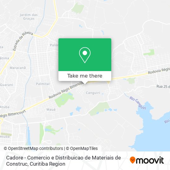 Cadore - Comercio e Distribuicao de Materiais de Construc map