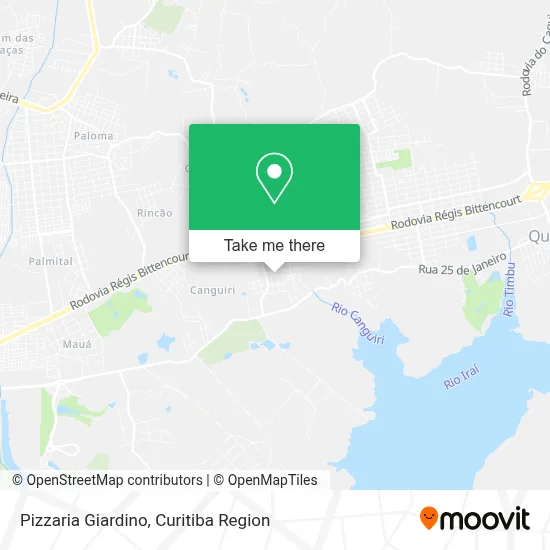 Pizzaria Giardino map