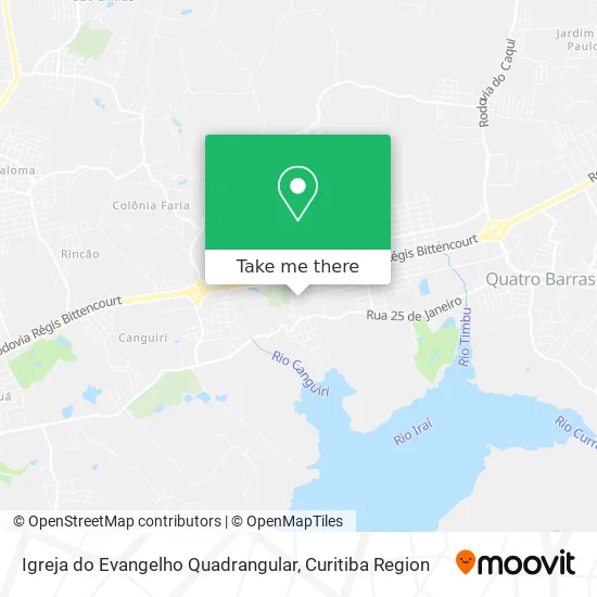 Igreja do Evangelho Quadrangular map