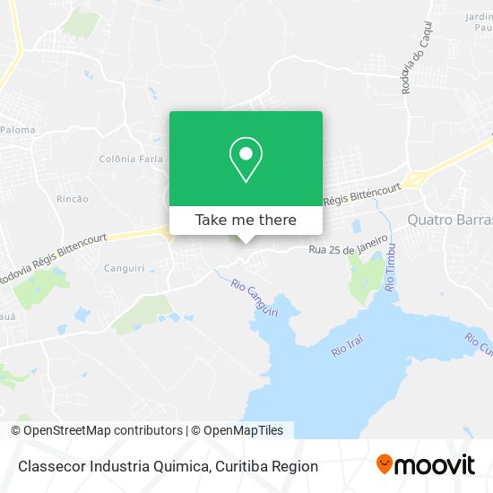 Classecor Industria Quimica map