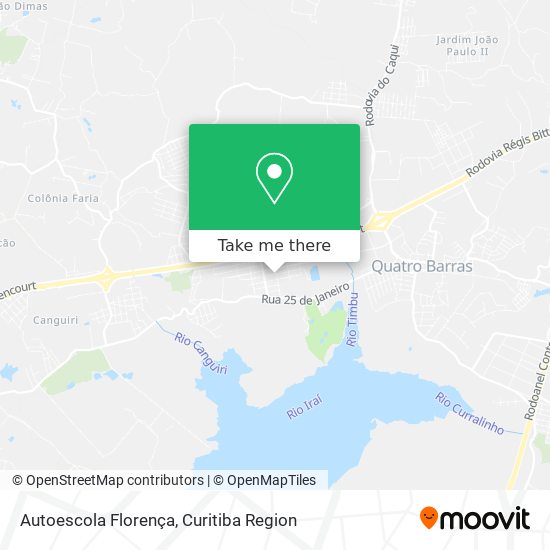 Autoescola Florença map