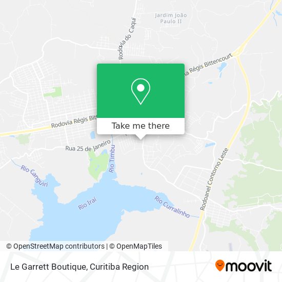 Le Garrett Boutique map