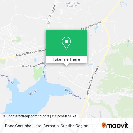 Doce Cantinho Hotel Bercario map