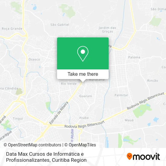 Data Max Cursos de Informática e Profissionalizantes map