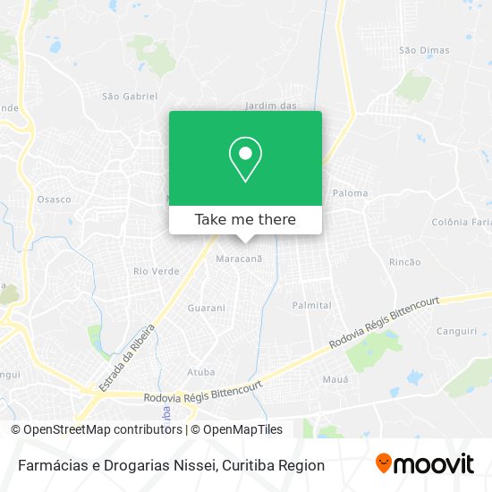 Farmácias e Drogarias Nissei map
