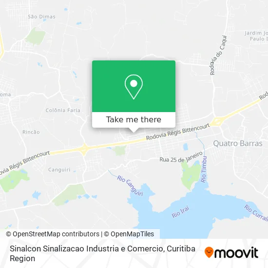 Sinalcon Sinalizacao Industria e Comercio map