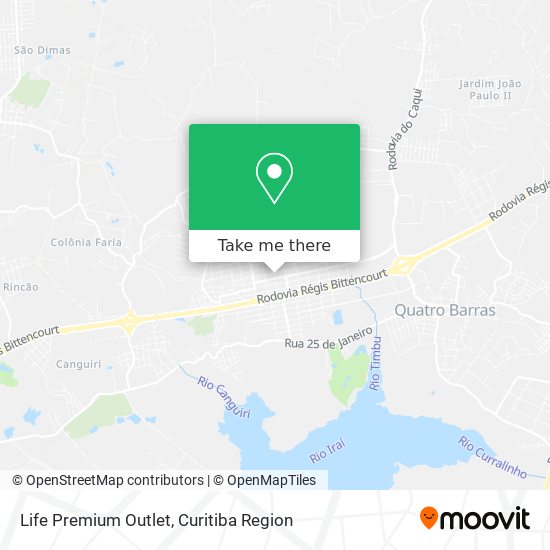 Life Premium Outlet map