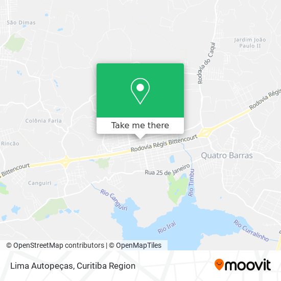 Lima Autopeças map