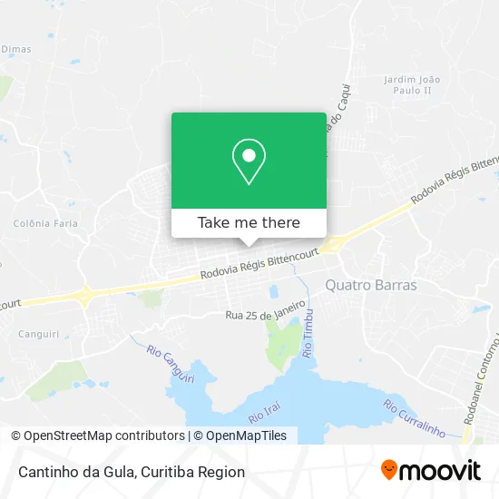 Cantinho da Gula map