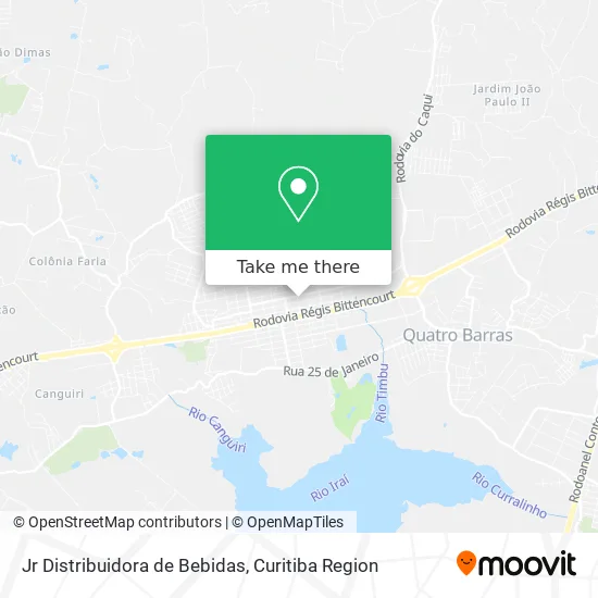 Jr Distribuidora de Bebidas map