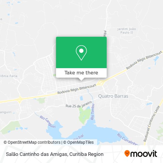 Salão Cantinho das Amigas map