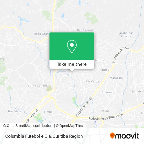 Columbia Futebol e Cia map