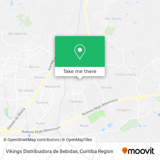 Vikings Distribuidora de Bebidas map