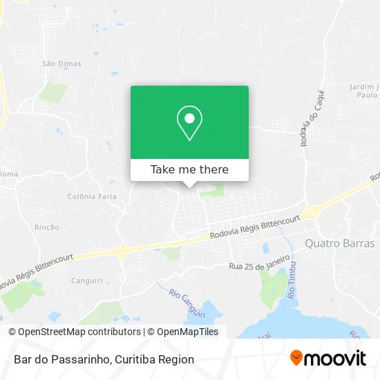 Bar do Passarinho map