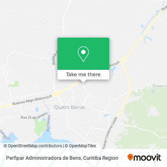 Perfipar Administradora de Bens map