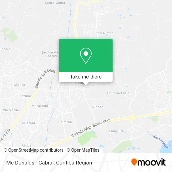 Mc Donalds - Cabral map