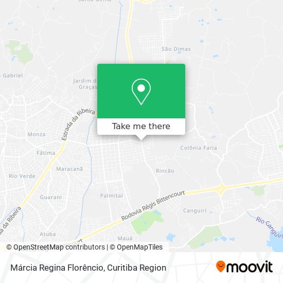 Márcia Regina Florêncio map
