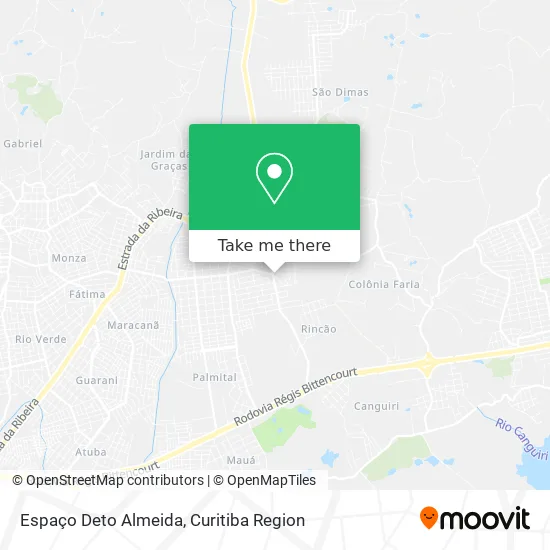 Espaço Deto Almeida map