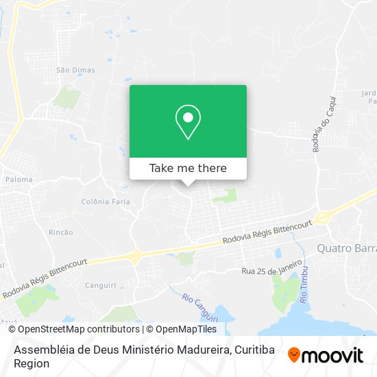 Assembléia de Deus Ministério Madureira map