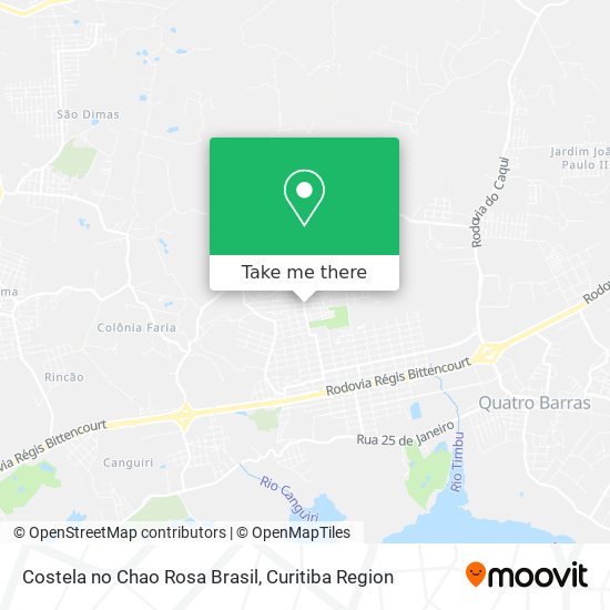 Costela no Chao Rosa Brasil map