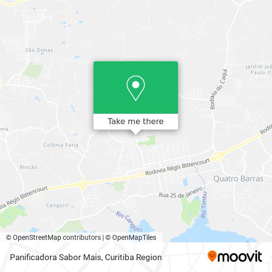 Panificadora Sabor Mais map