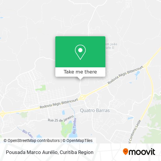Pousada Marco Aurélio map