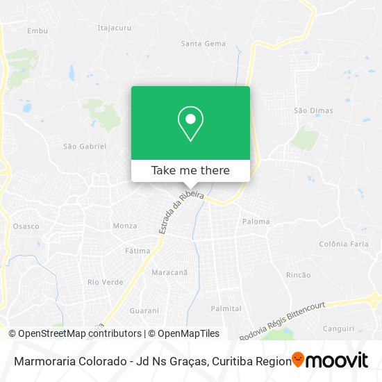 Marmoraria Colorado - Jd Ns Graças map