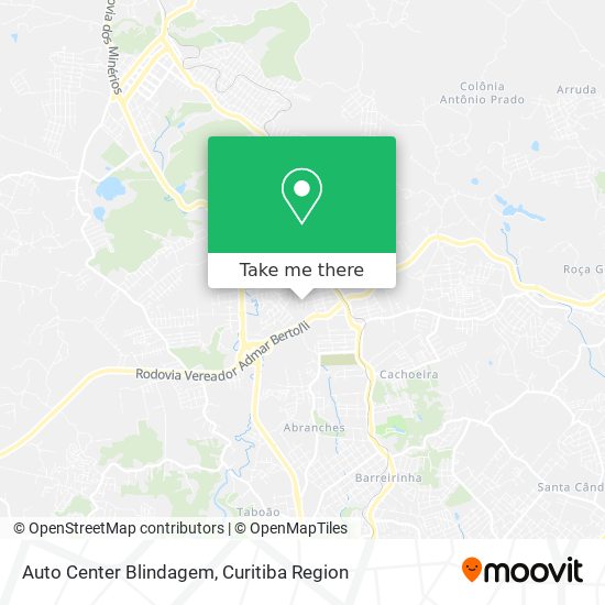 Auto Center Blindagem map