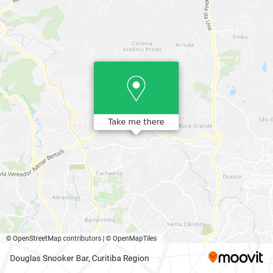 Douglas Snooker Bar map