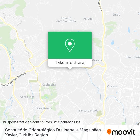 Consultório Odontológico Dra Isabelle Magalhães Xavier map