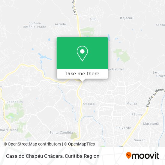 Casa do Chapéu Chácara map