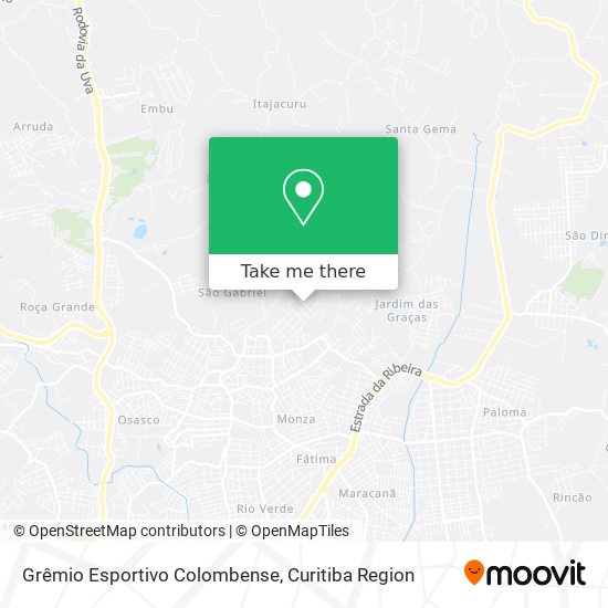 Grêmio Esportivo Colombense map