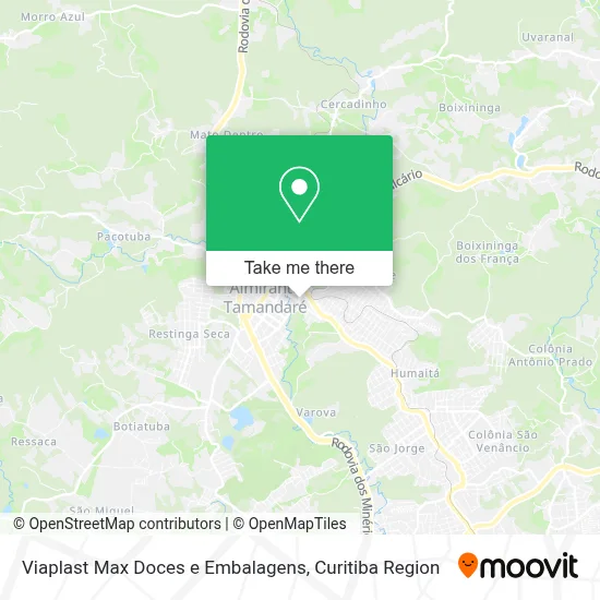 Viaplast Max Doces e Embalagens map