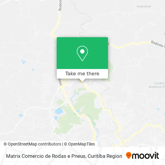 Matrix Comercio de Rodas e Pneus map