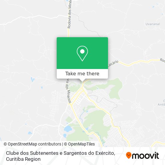 Clube dos Subtenentes e Sargentos do Exército map