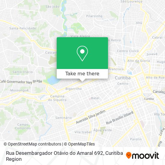 Rua Desembargador Otávio do Amaral 692 map