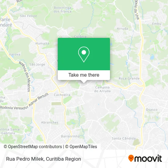 Rua Pedro Milek map