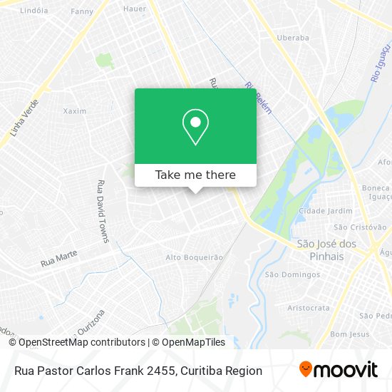 Rua Pastor Carlos Frank 2455 map