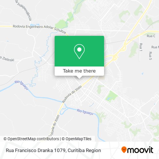 Rua Francisco Dranka 1079 map