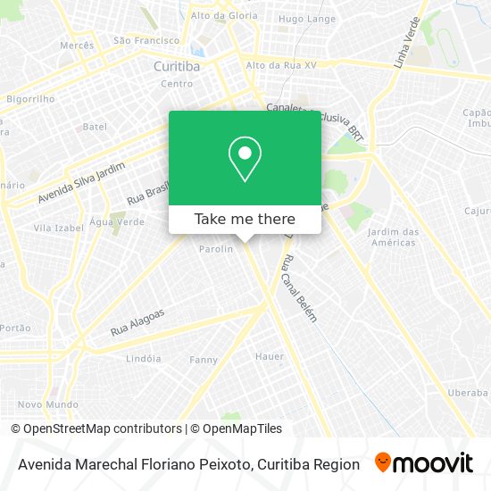 Mapa Avenida Marechal Floriano Peixoto
