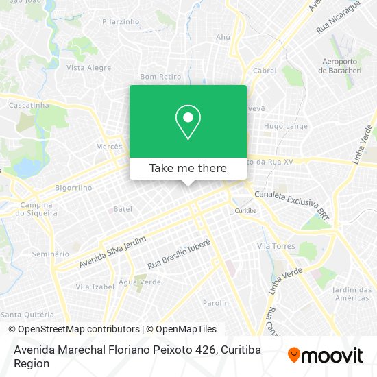 Avenida Marechal Floriano Peixoto 426 map