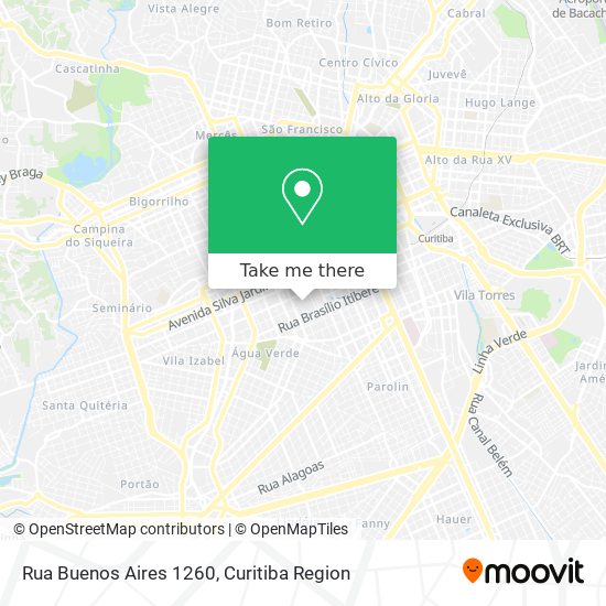 Mapa Rua Buenos Aires 1260