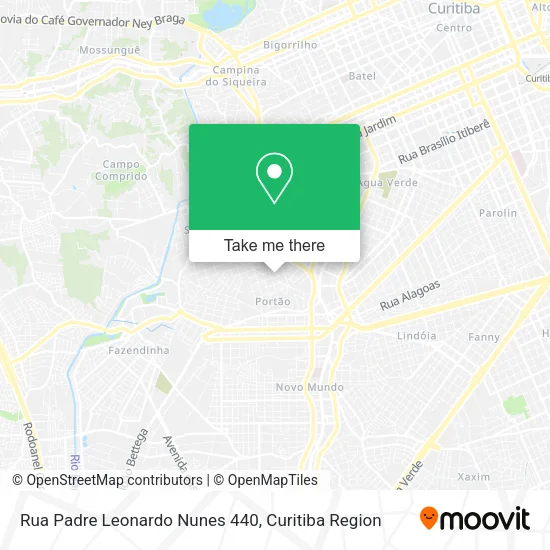 Rua Padre Leonardo Nunes 440 map