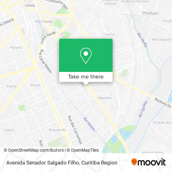 Avenida Senador Salgado Filho map