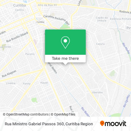 Rua Ministro Gabriel Passos 360 map