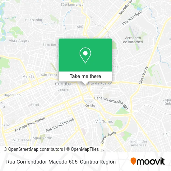 Rua Comendador Macedo 605 map