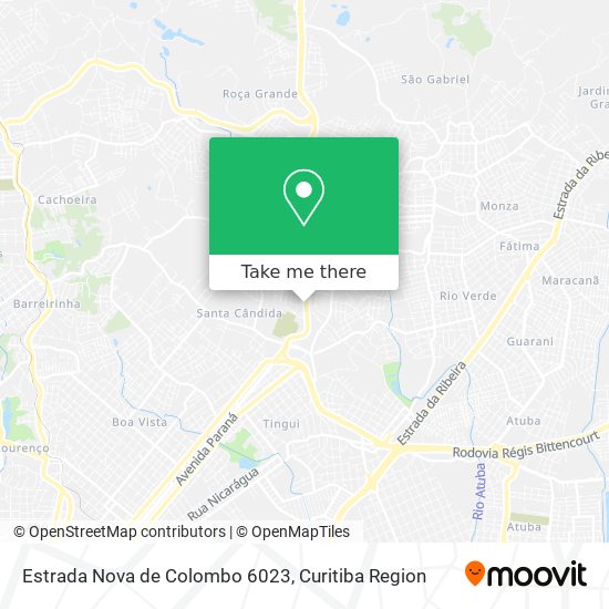 Estrada Nova de Colombo 6023 map